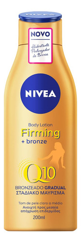  Loção Corporal Nivea Q10 Firming + Bronze 200ml