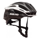 Casco De Bicicleta Rideland Mtb Black White