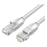 Cable De Red Vention Cat6 Certificado - 2 Metros - Reforzado - Premium Patch Cord - Utp Rj45 Ethernet 1000 Mbps - 250 Mhz - Cobre - Pc - Notebook - Servidores - Camaras Seguridad - Gris - Ibehh
