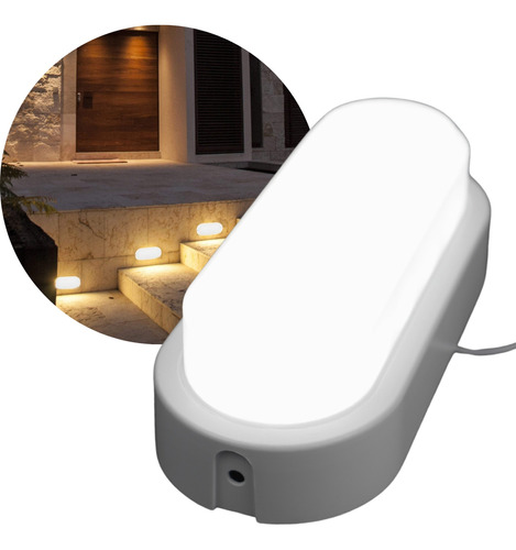 Arandela Led Tartaruga Bivolt 15w 6000k-6500k Branco Frio