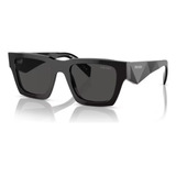 Lentes Solar Prada Pra06s 16k08z Black/dark Grey Original