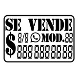 Sticker Se Vende Para Auto Vinil Calcomanía Tam. 30cm X 20cm