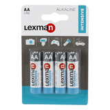 Pilha Alcalina Lr6 1.5v Aa 4pcs Lexman