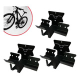 3 Suporte De Parede Horizontal Para Bike Mtb Ou Speed 3v Rbs