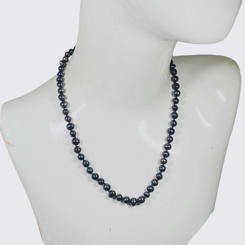 Exclusivo Collar Perlas Tahitianas Negras Naturales 8-9mm 50