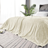 Manta De Polar Soft Premium Beige Queen1.50*200 Cm