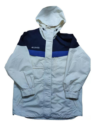 Parka Con Cierre - Columbia - Blanco Invierno - Mujer Talla L