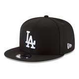 New Era Gorra L A Dodgers Black On Black 9fifty Ajustable