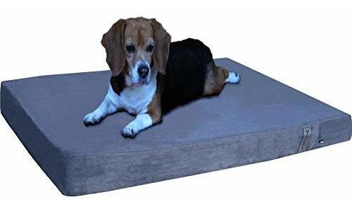 Cama Ortopédica Dogbed4less Gel De Memoria Perro De La Espum