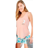 Pijama Camisero Verano Dama Short Y Musculosa Susurro 2907