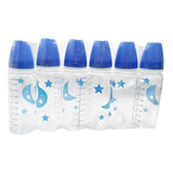 Set De 6 Mamaderas 240ml Para Juego De Baby Shower 