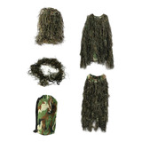 Fwefww Conjunto De Uniforme De Traje Ghillie Para Niños Con