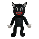 Muñeco De Peluche Cabeza De Sirena Gato Negro Anime 25cm