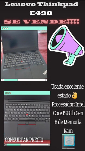 Notebook Lenovo Thinkpad E490 