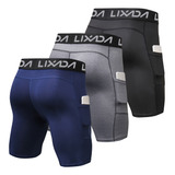 Pantalones Cortos Lixada Active Underwear Pack Pocket Workou