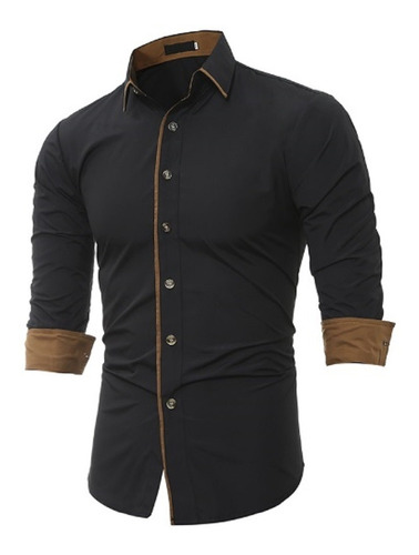 Camisa Social Slim Fit Estilo Abu Dhabi