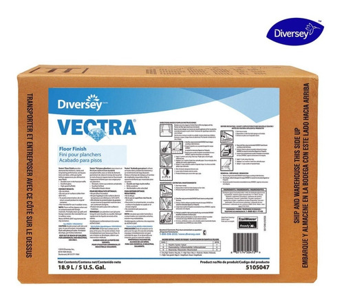 Cera Vectra Acabado Para Pisos Vinil Diversey 5105047