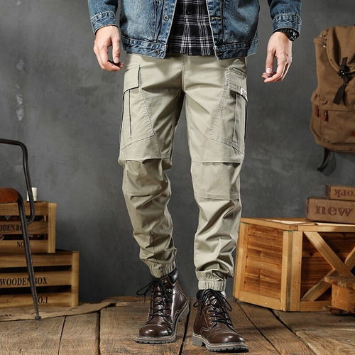 A Pant Casual Tipo Cargo Joggers Hombre Pant