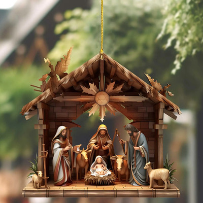 Adornos De Pascua Y Pesebre Para Sublimación Navidad Decora