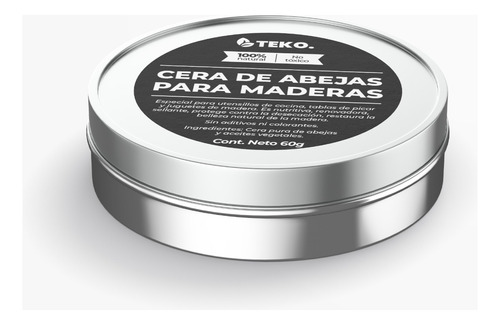 Cera Para Madera Y Cuero Natural Cera De Abeja Gr