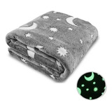 Manta Cobertor Solteiro Infantil Brilha No Escuro 1,20x1,50m