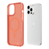 Carcasa Prodigee Safetee Neo Para iPhone 13 Pro Nara Color Naranja - Compatible Con Magsafe