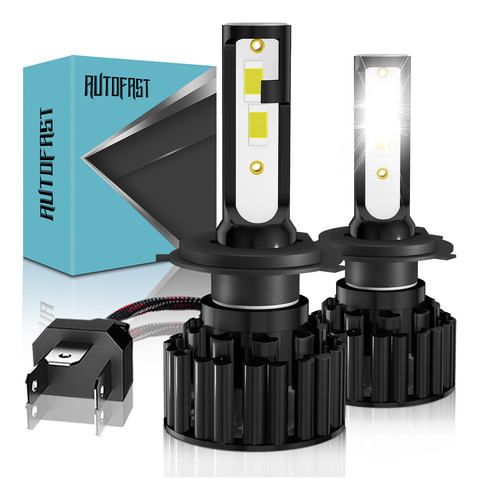 Kit De Faros Led H4/9003/hb2 Alta Y Baja Para Auto Moto Csp