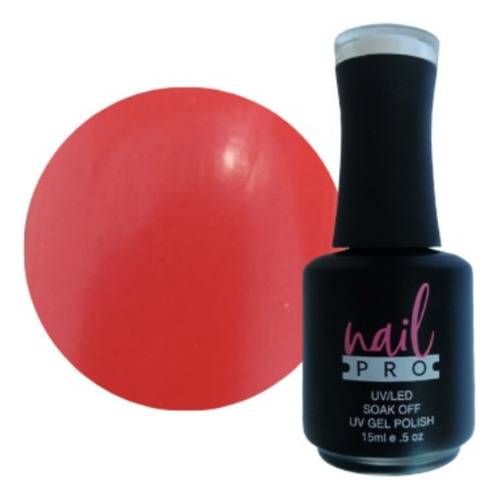 Gel Polish Color Naranjo Ladrillo X050 Nail Pro Permanente