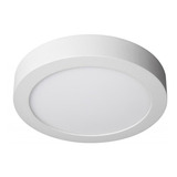 Foco Panel Plafon Led Sobrepuesto Redondo 24w Pack 10 Und