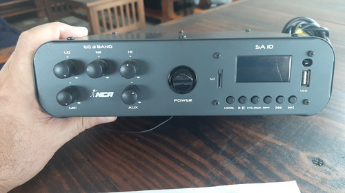 Amplificador Compacto De Som Ll Audio Sa10 Para Até 12 Cxs