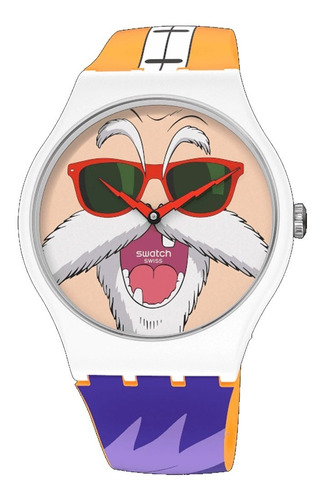 Reloj Swatch X Dragon Ball Z Kamesennin Unisex Suoz346