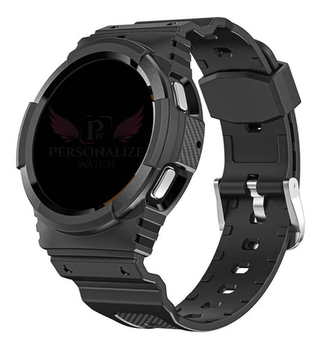 Pulseira Personalize Watch Para Galaxy Watch 4 Classic 46mm Cor Preto