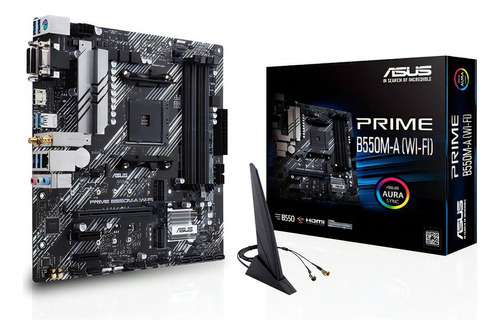 Tarjeta Madre Asus Prime B550m-a Wifi Am4 Para Ryzen 