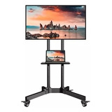 Soporte Televisor Con Ruedas Base Tipo Pedestal Movil