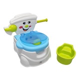 Baño Entrenador Starkids Tapa Para Baño Dispensador Color Azul