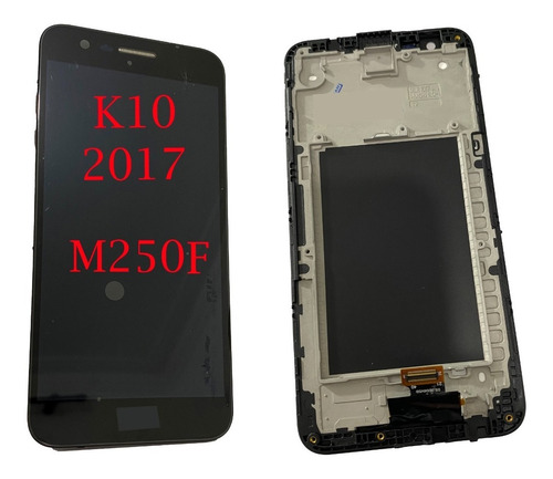 Tela Frontal Display Touch Compatível K10 2017 M250f Com Aro