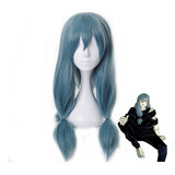 Mahito Cosplay Peluca Jujutsu Kaisen Azul Doble Trenza 65cm