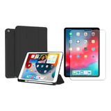 Forro Case Con Espacio Lapiz Para iPad 9.7 Air 1/2  + Vidrio