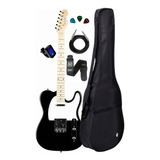 Guitarra Strinberg Tele Tc120s Bk Preta +capa Afinador Cabo