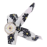 Relojes Dama Malla Tela Diseño Pañuelo Florales X Mayor Por5