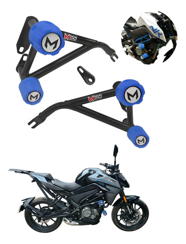 Slider Jaula Protección Para Cfmoto Nk250 Y Nk300 | Meses sin interés