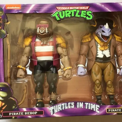 Neca Tmnt: Turtles In Time Pirate Rocksteady & Bebop | Envío gratis
