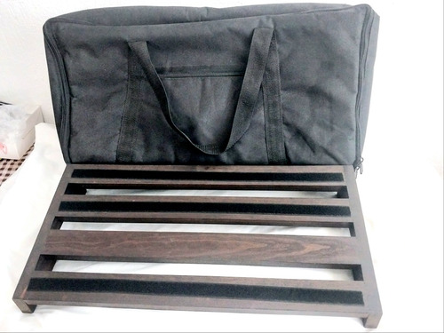 Pedalboard De Madera + Funda 