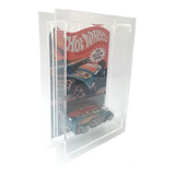 4 Pzas Exhibidor Acrilico Autos En Blister Hotwheels Basico