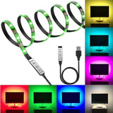 Tira Led Rgb 3m. Usb  Para Pantalla Tv Con Control Ir