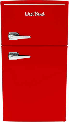 Frigobar Estilo Vintage; 3 Cu. Ft.; West Bend; Rojo