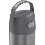 Thermos Fountainer De Acero Inoxidable Al Vacío De 12 Onzas, Color Gris