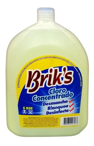 Cloro Concentrado Brik´s 5 Litros