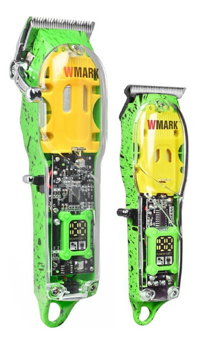 Kit Maquina De Corte E Acabamento Wmark Ng 508 Ng 308 Verde