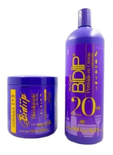 Decolorante Para Cabello Anven Bidiip 350g Bote Y Revelador